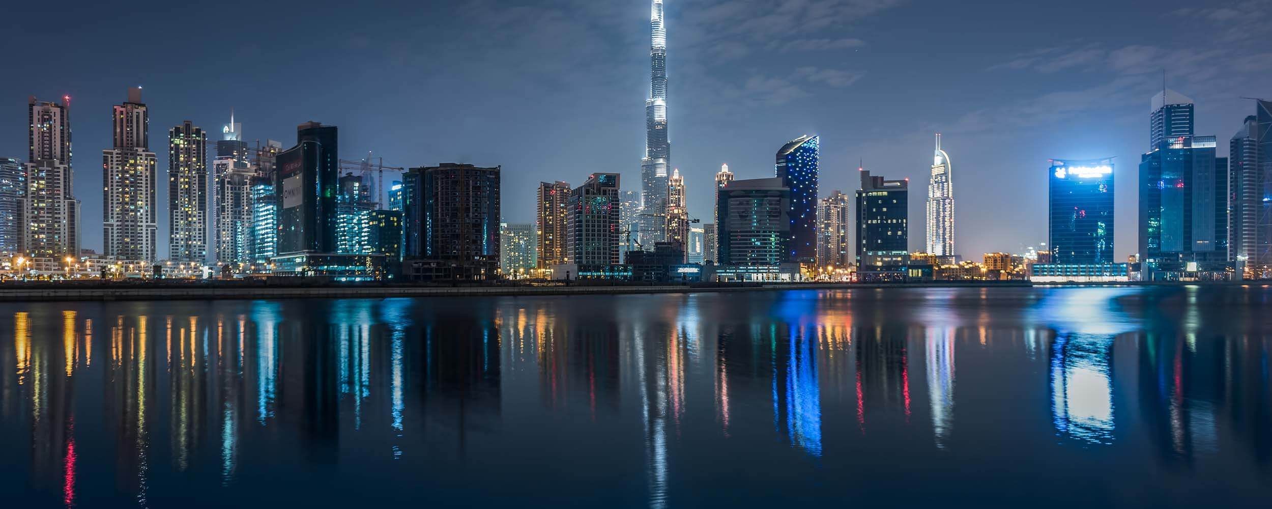 Dubai at night